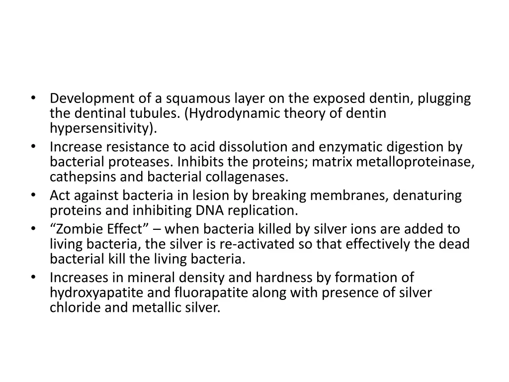 development of a squamous layer on the exposed