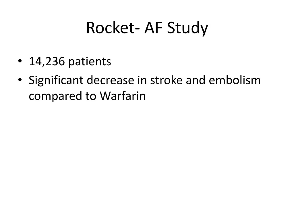 rocket af study