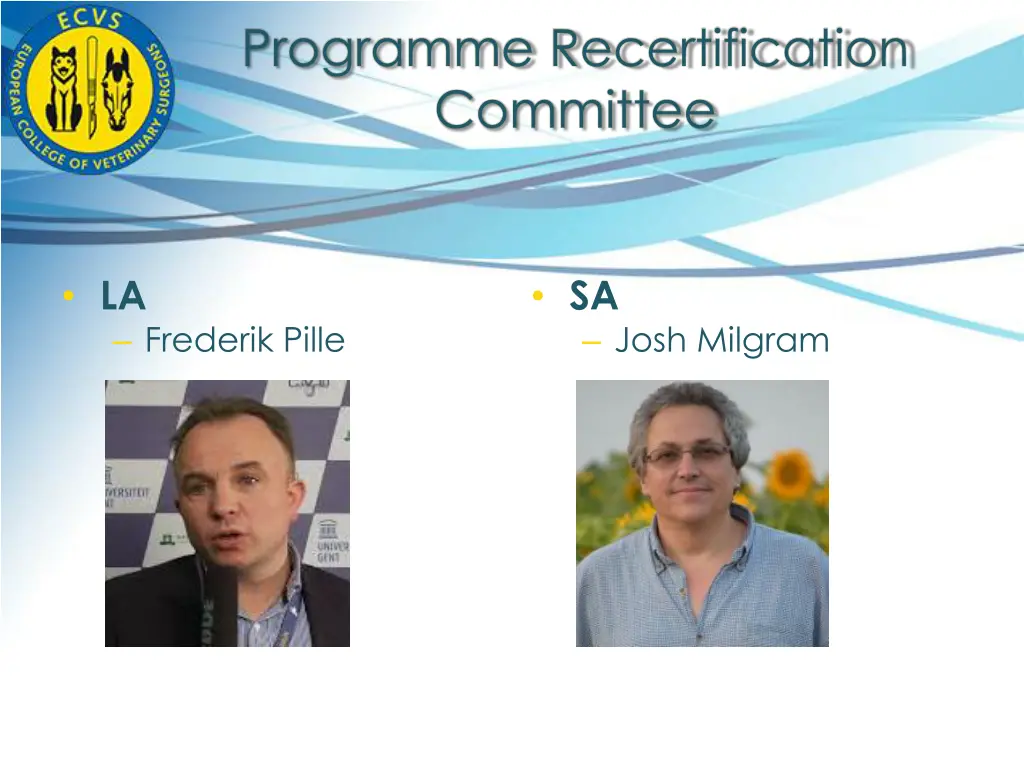 programme recertification committee