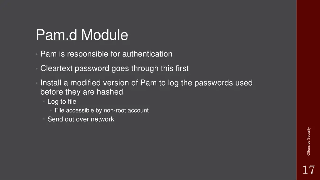 pam d module