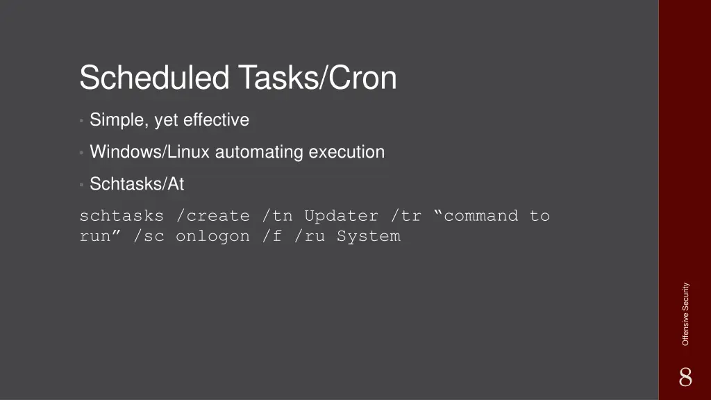 scheduled tasks cron