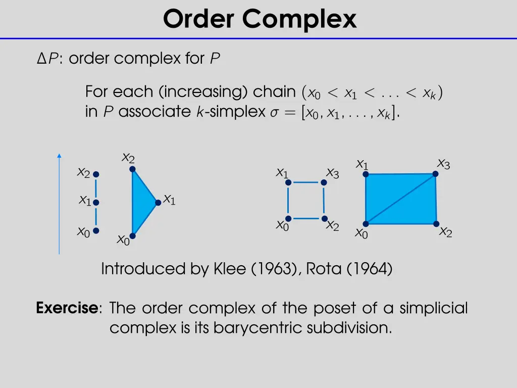 order complex