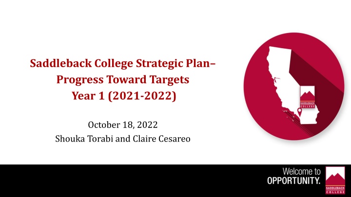 saddleback college strategic plan progress toward