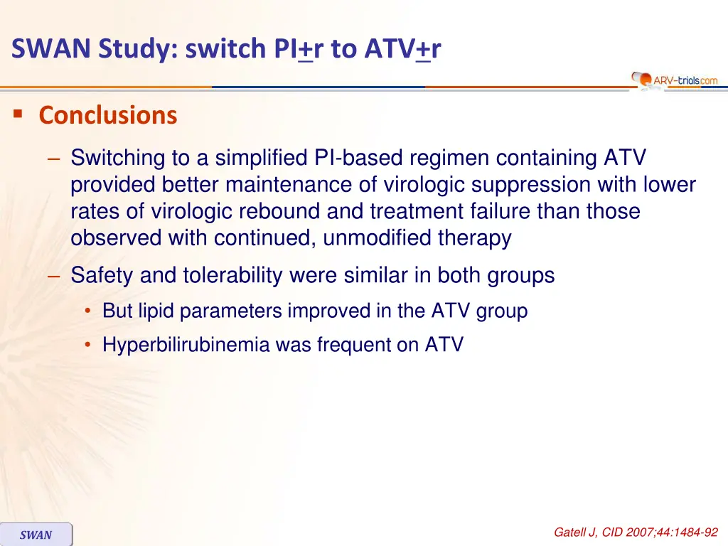 swan study switch pi r to atv r 6