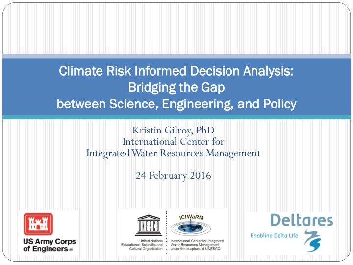 climate risk informed decision climate risk