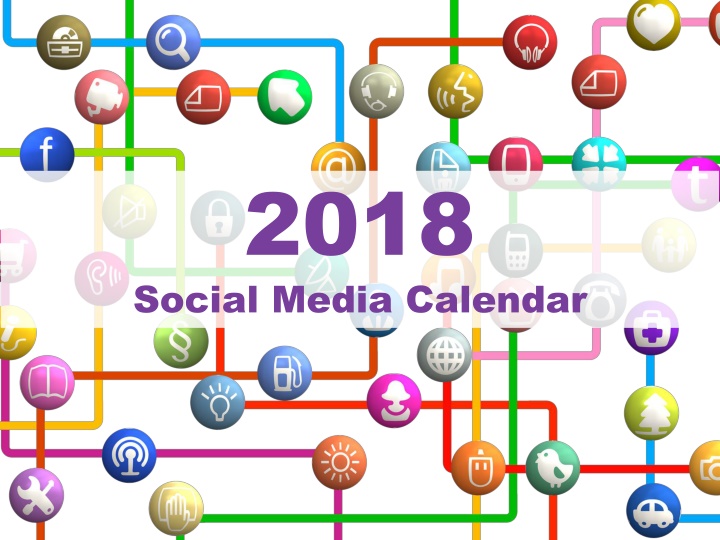 2018 social media calendar