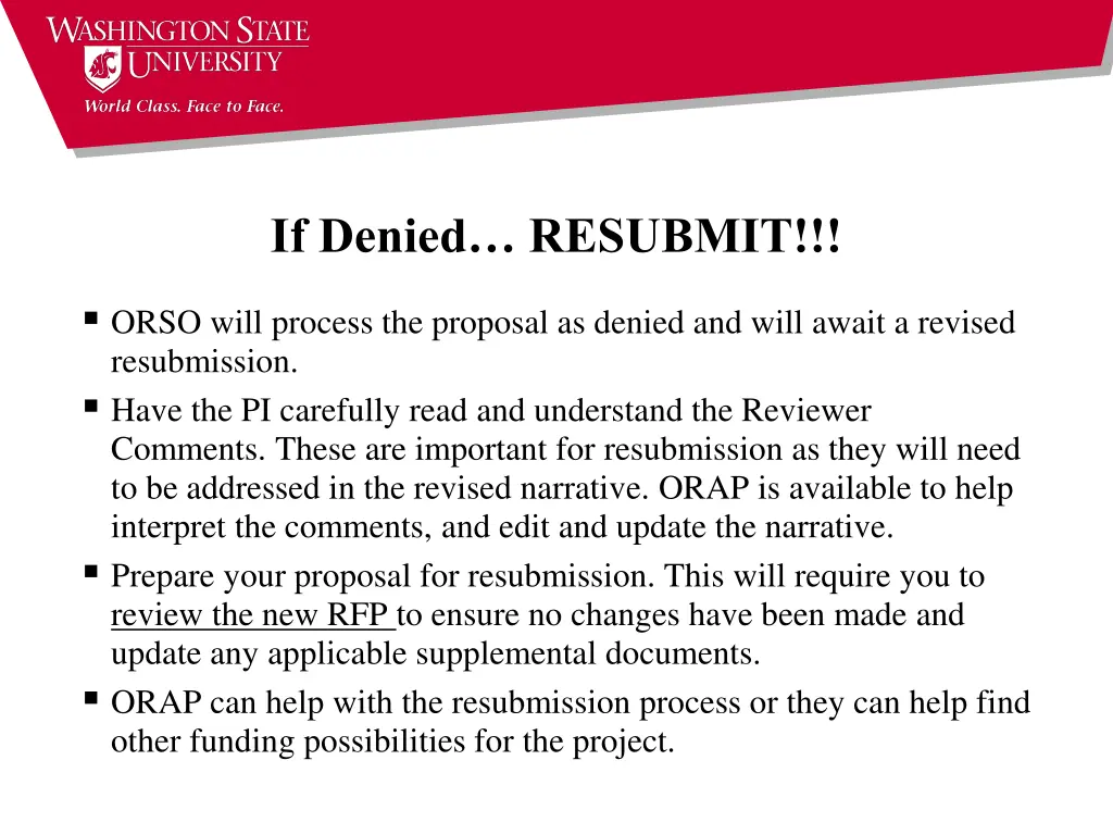 if denied resubmit