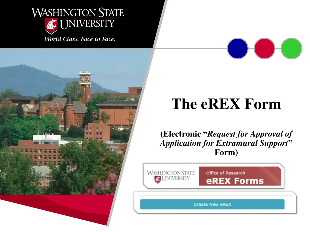 the erex form