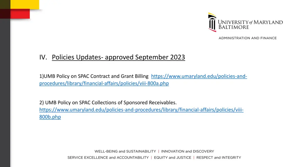 iv policies updates approved september 2023