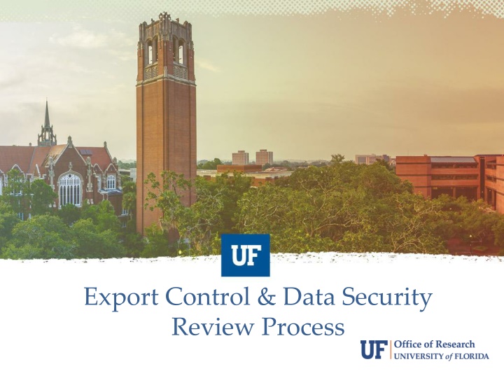 export control data security review process