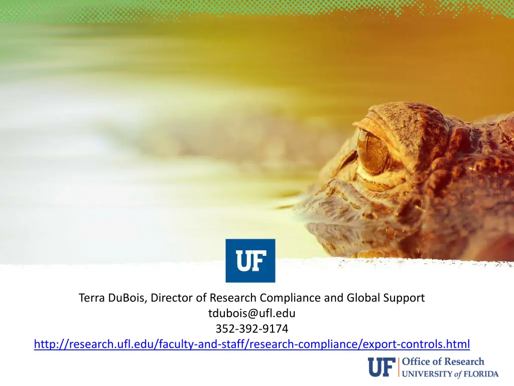 terra dubois director of research compliance