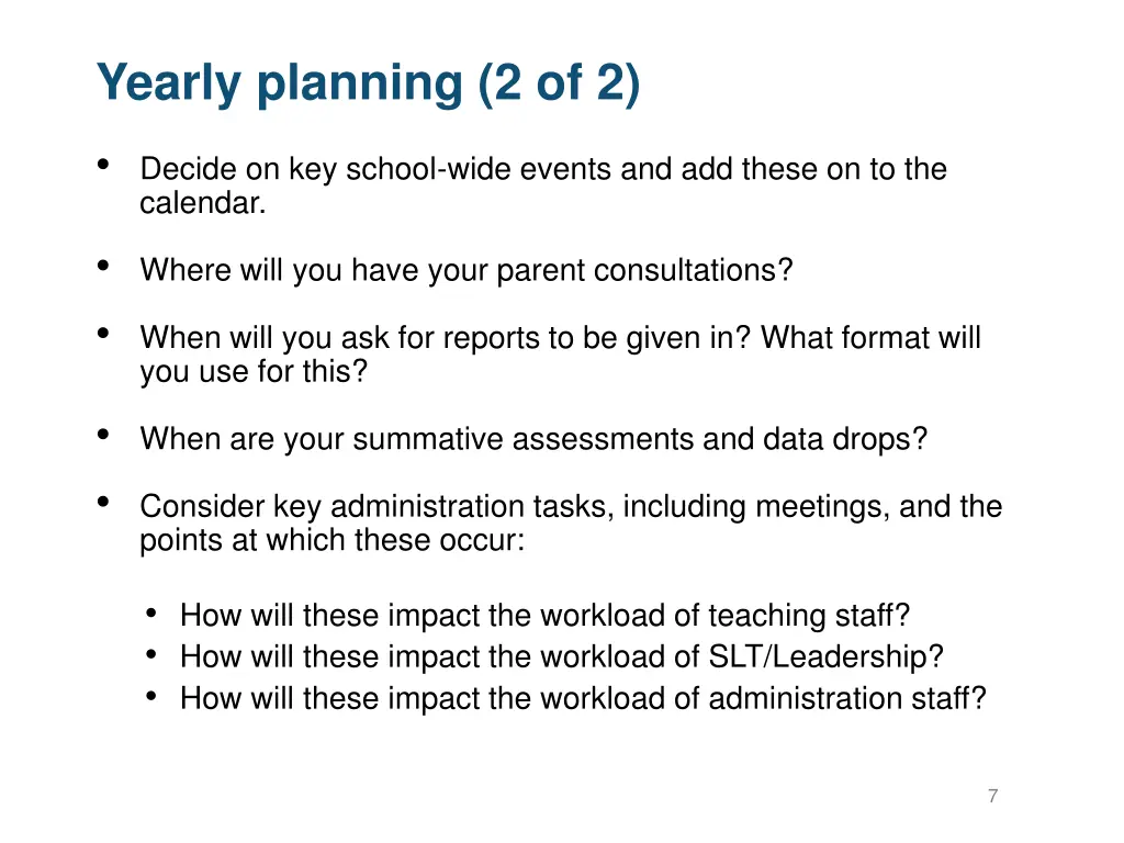 yearly planning 2 of 2