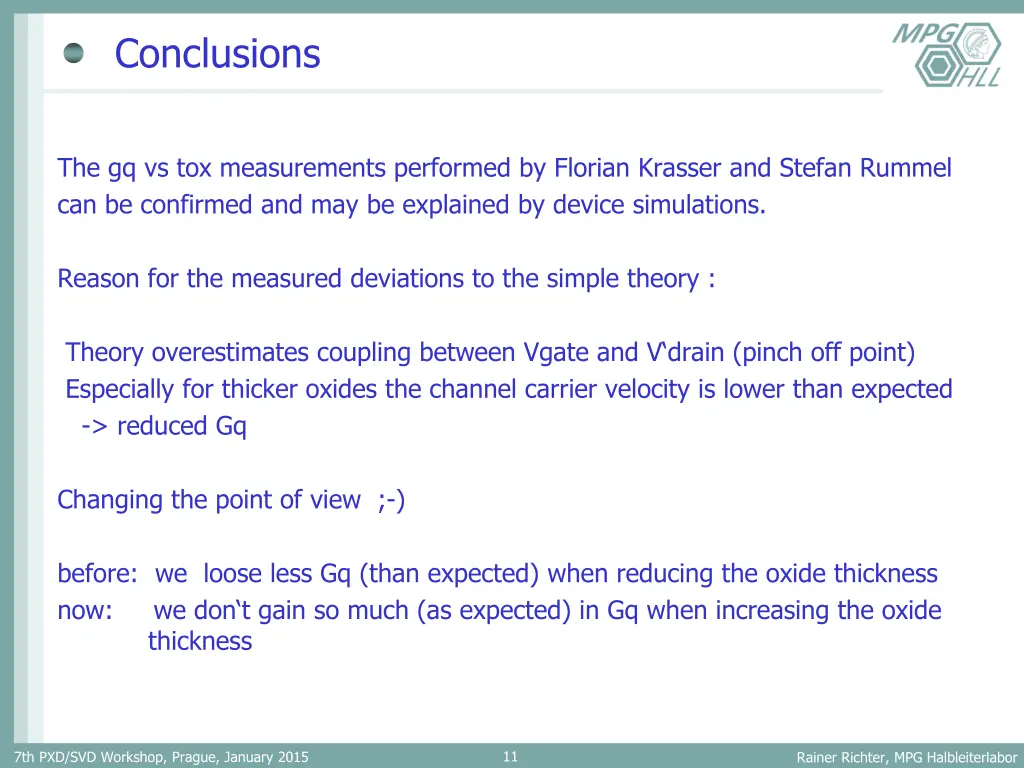 conclusions