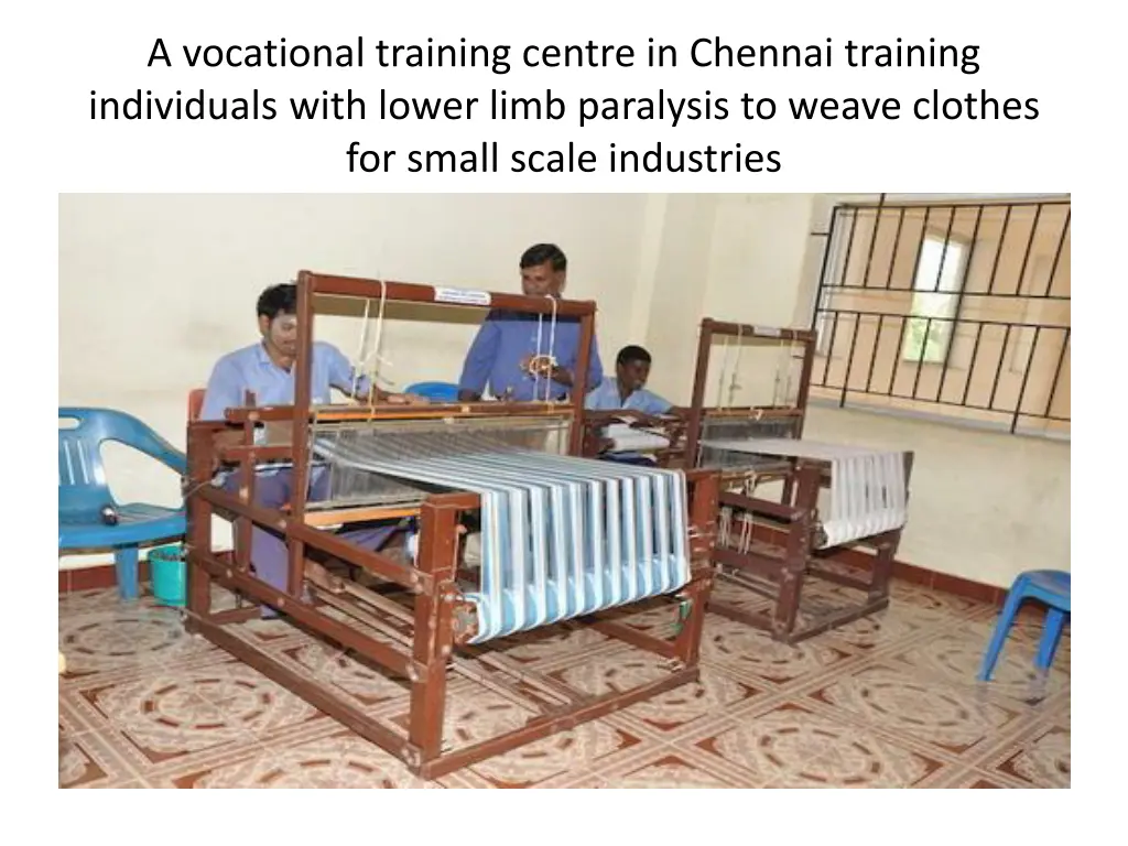 a vocational training centre in chennai training