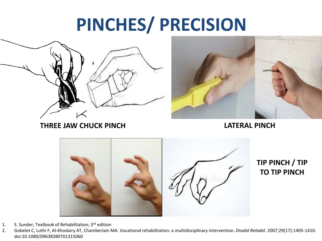 pinches precision