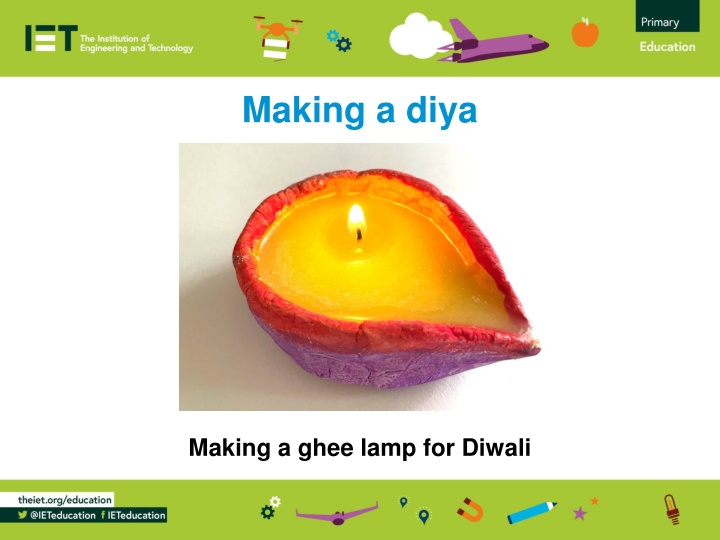 making a diya