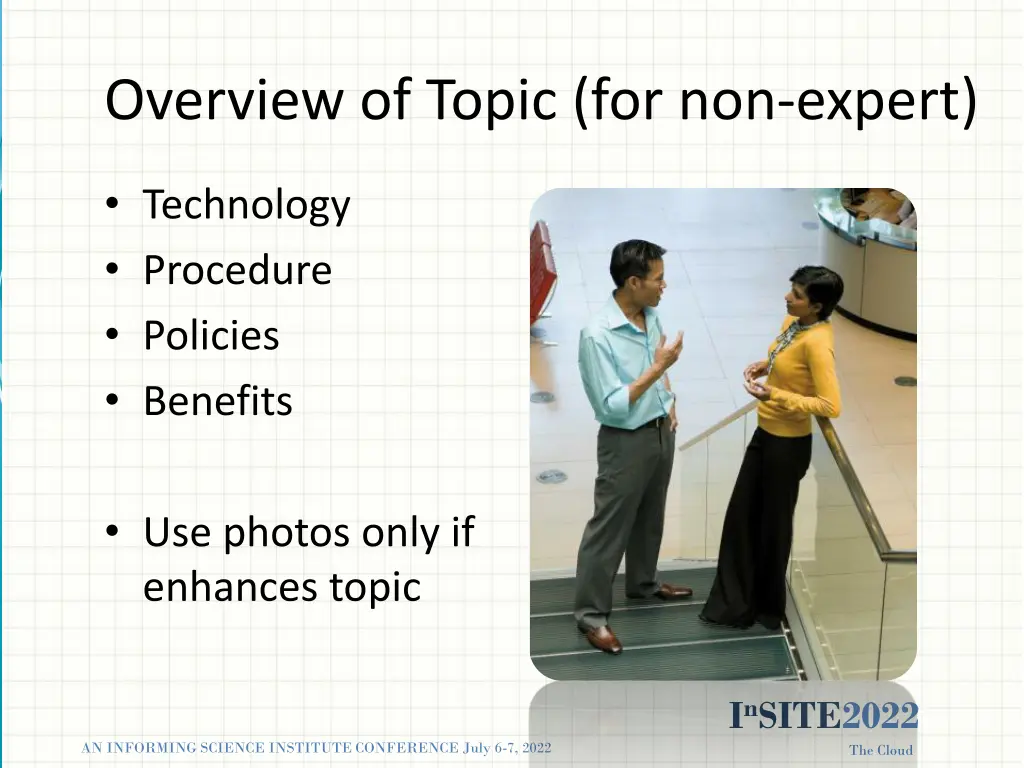 overview of topic for non expert