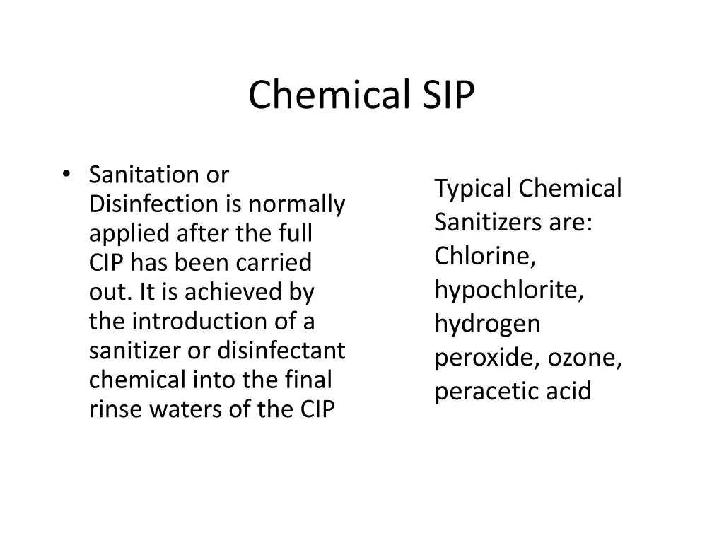 chemical sip