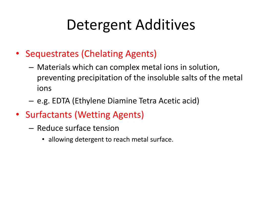 detergent additives