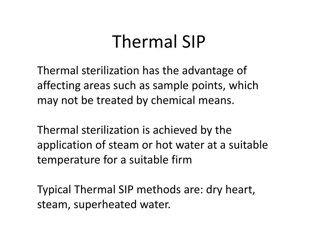 thermal sip