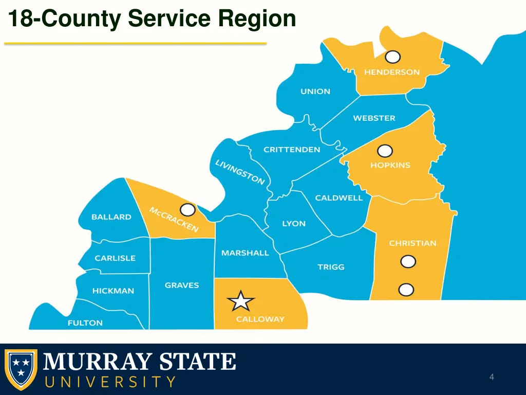 18 county service region