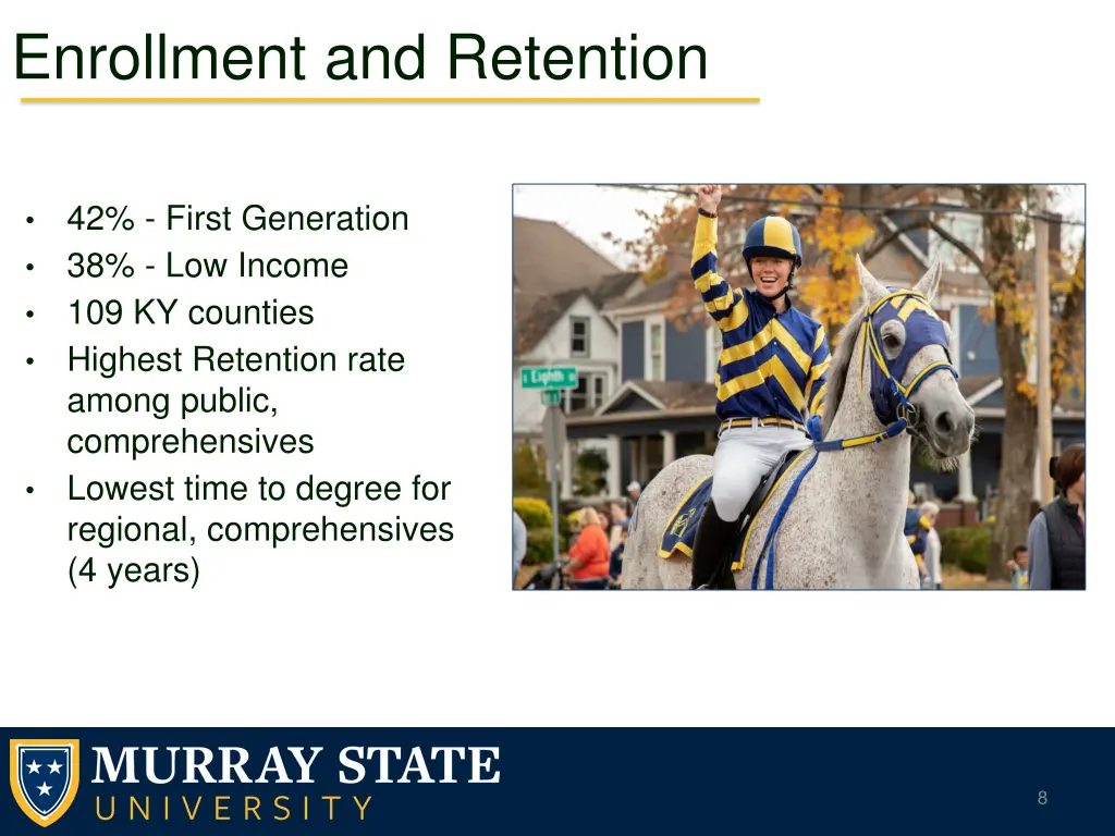 enrollment and retention