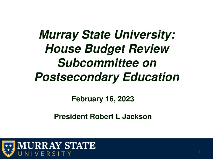 murray state university house budget review