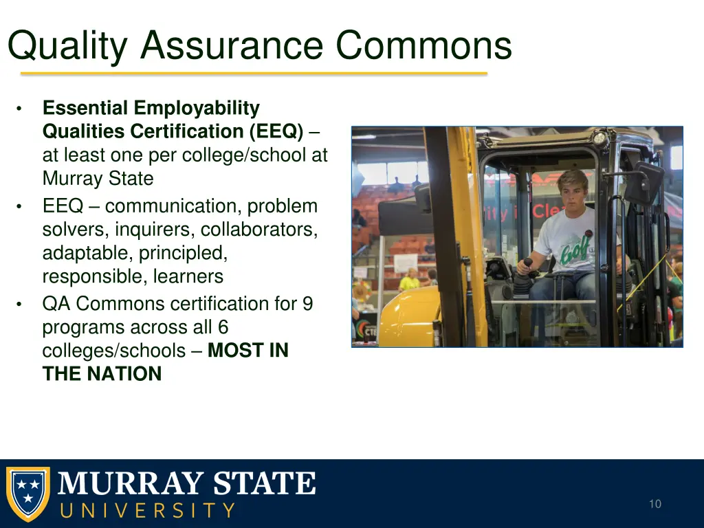 quality assurance commons