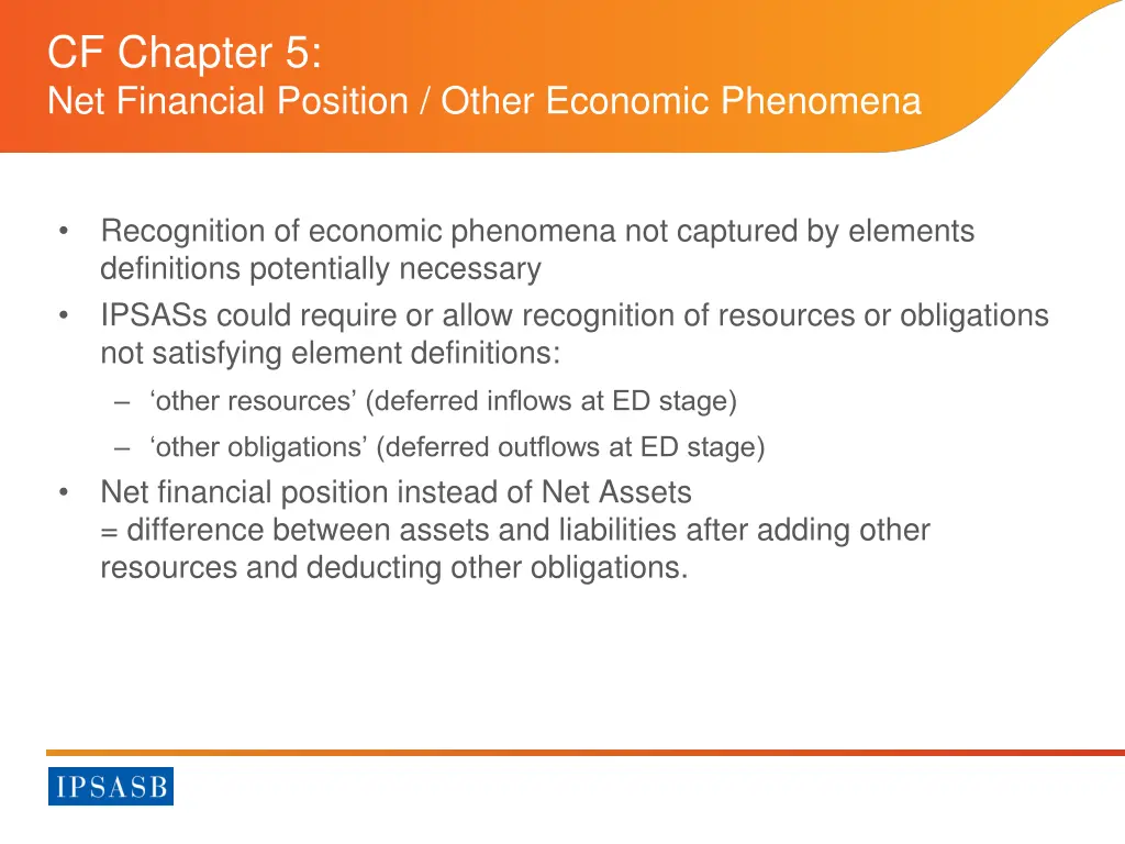 cf chapter 5 net financial position other