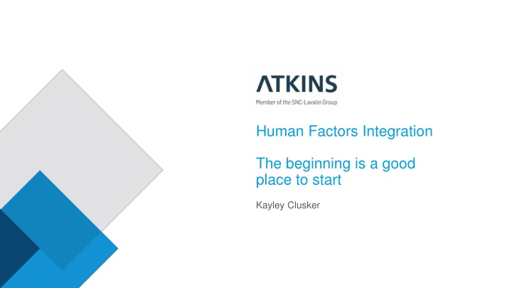 human factors integration