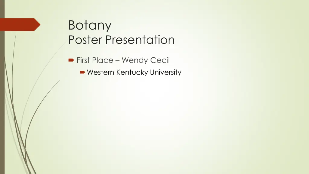 botany poster presentation