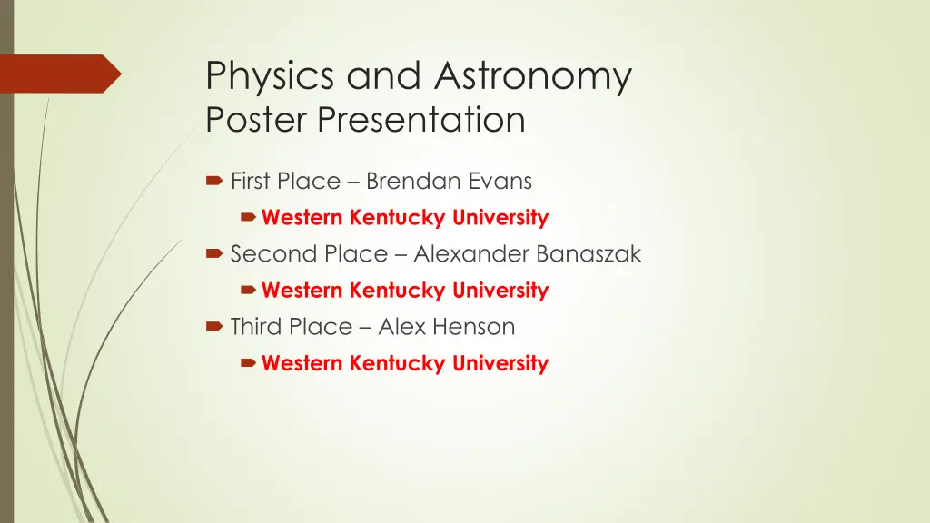 physics and astronomy poster presentation