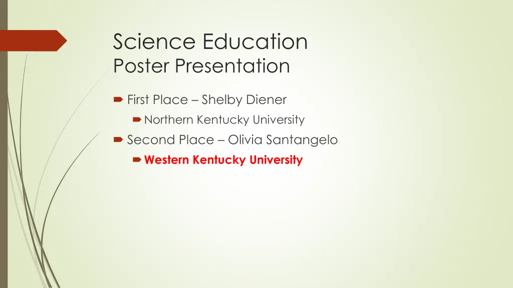 science education poster presentation