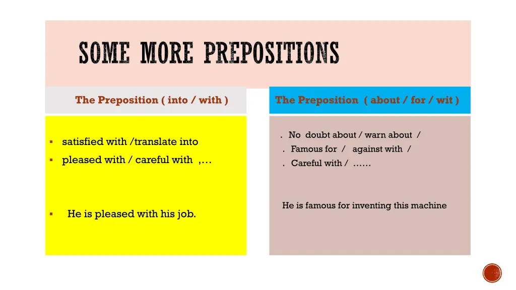 some more prepositions