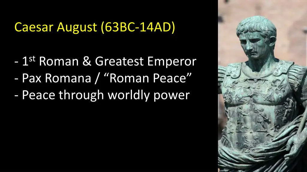 caesar august 63bc 14ad