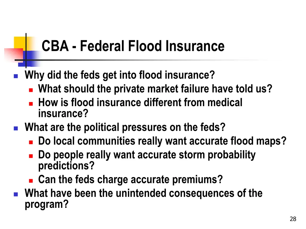 cba federal flood insurance