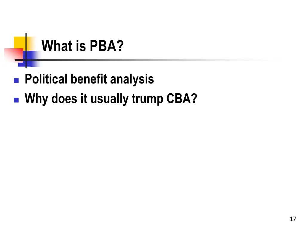 what is pba