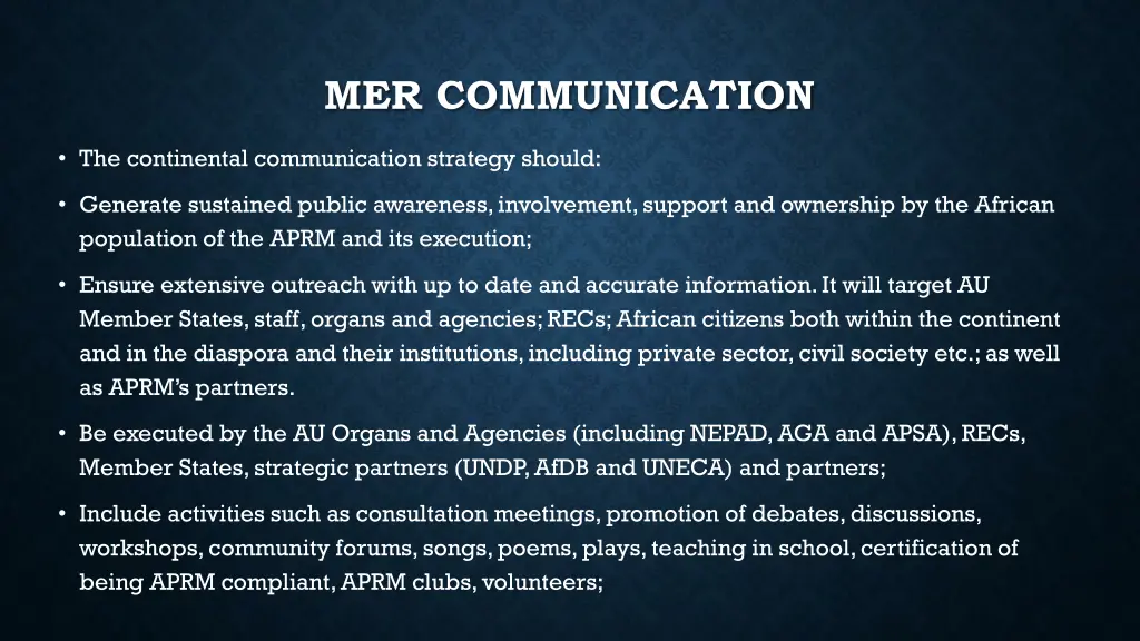 mer communication 4