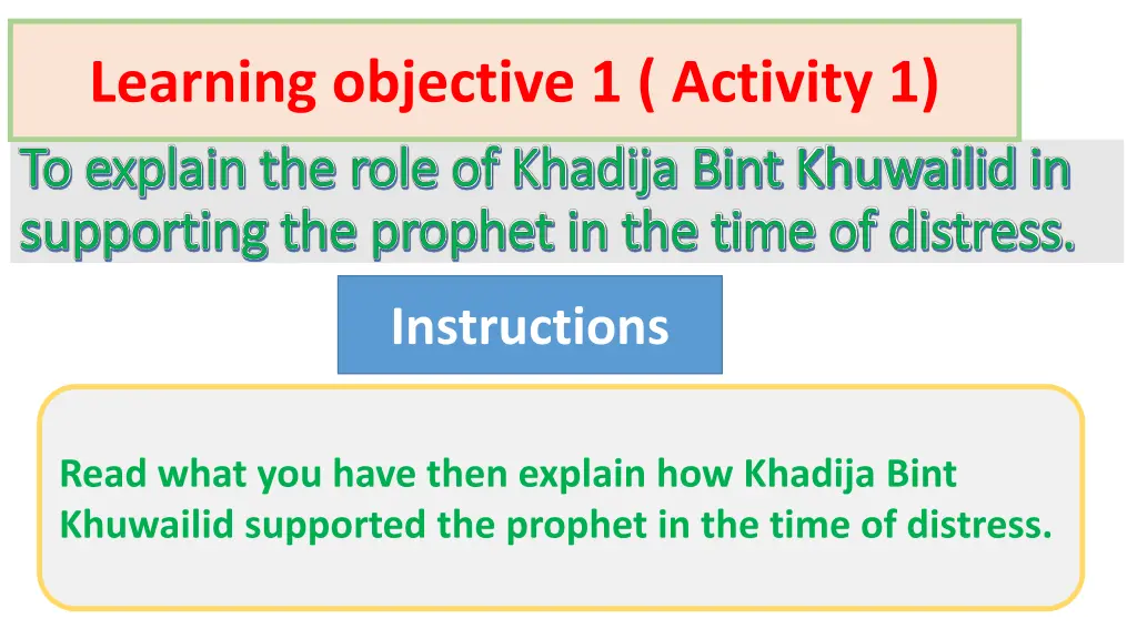 learning objective 1 activity 1