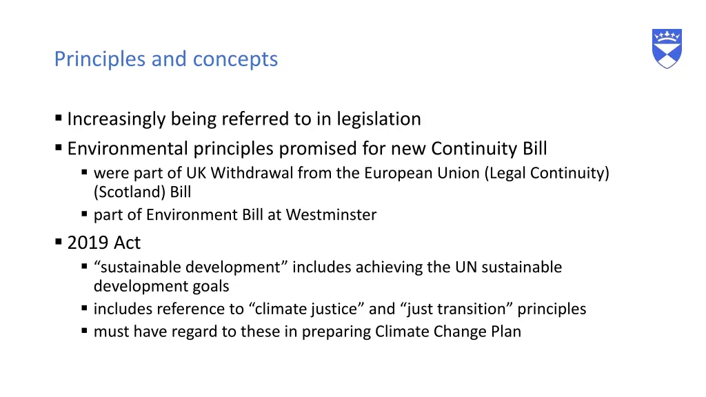 principles and concepts
