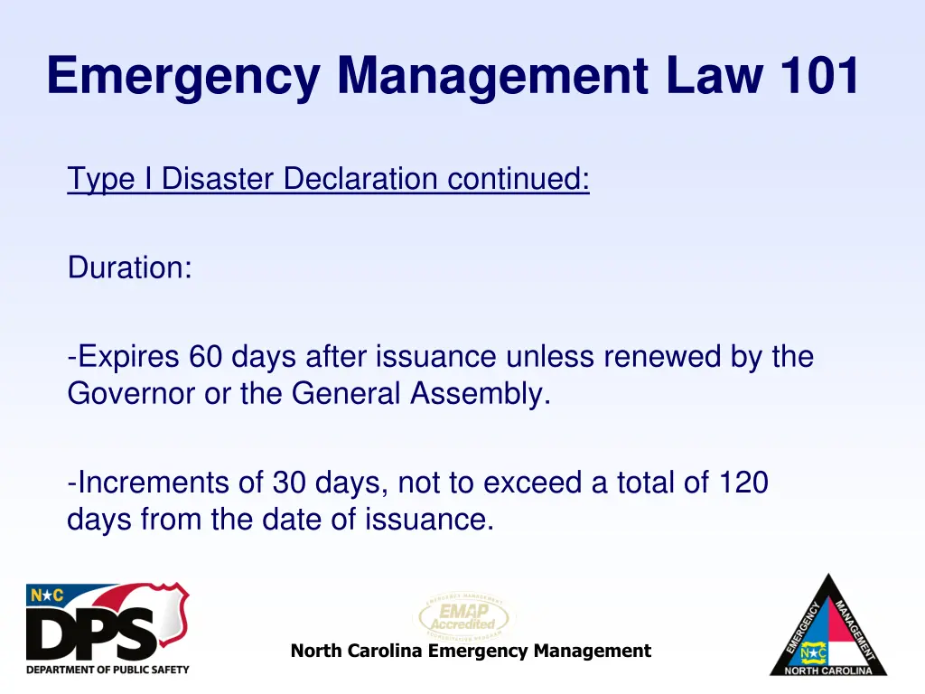 emergency management law 101 24