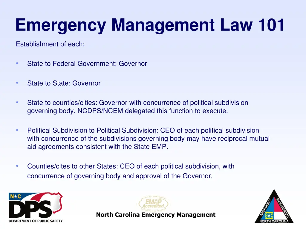 emergency management law 101 37