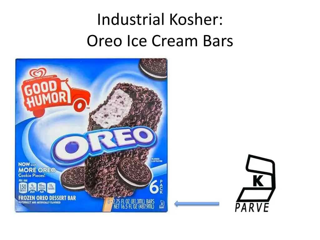 industrial kosher oreo ice cream bars