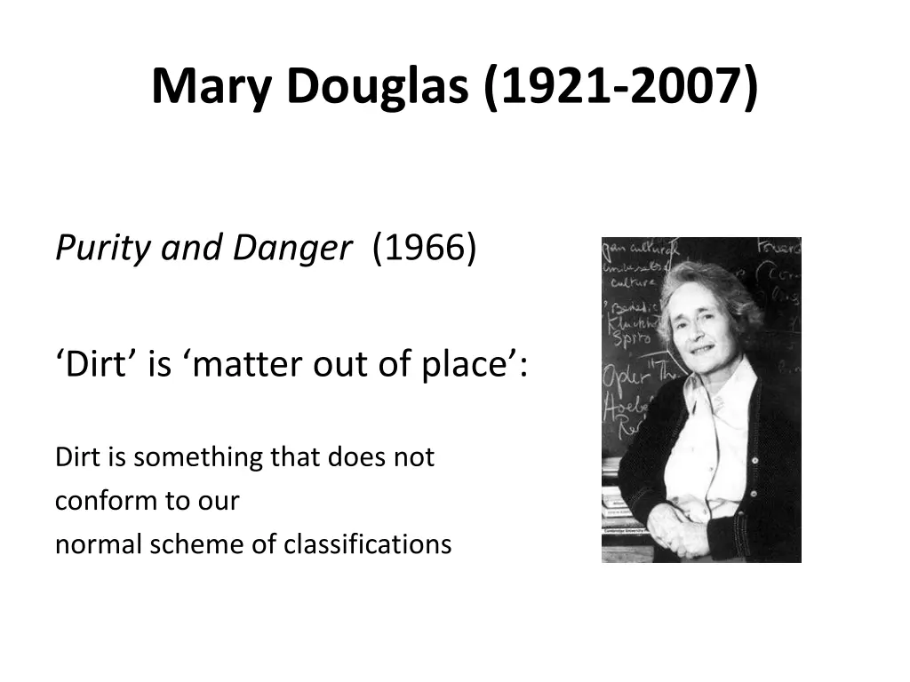 mary douglas 1921 2007