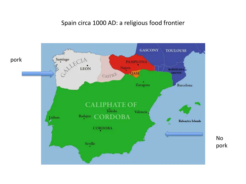 spain circa 1000 ad a religious food frontier