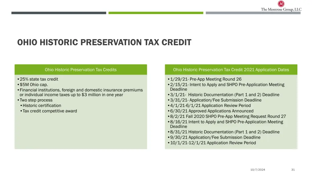 ohio historic preservation tax credit