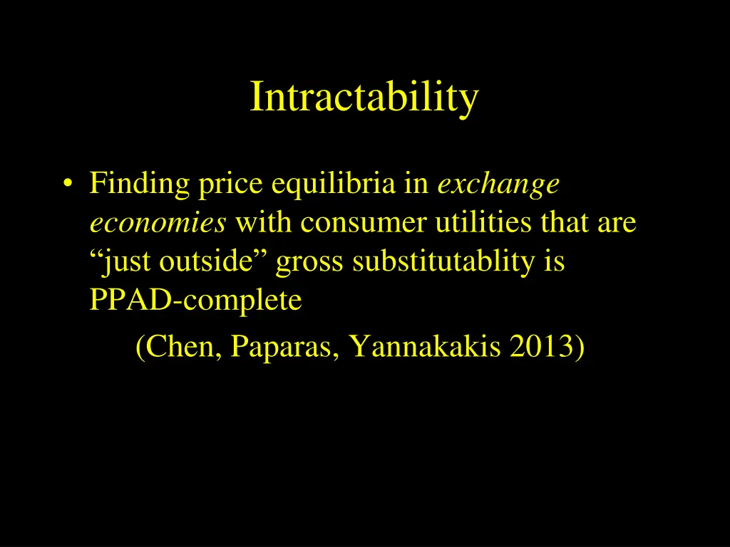 intractability