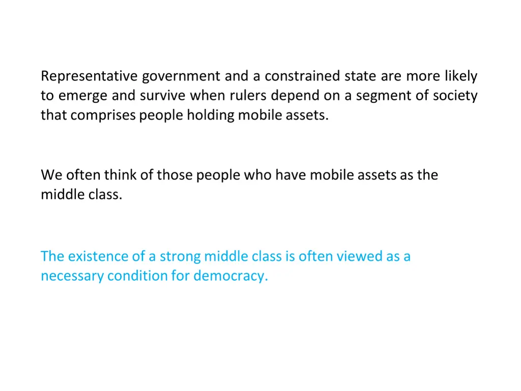 representative government and a constrained state