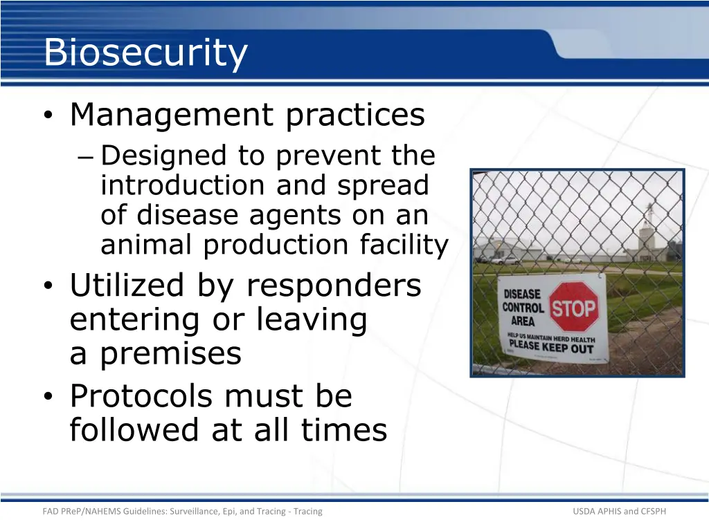 biosecurity