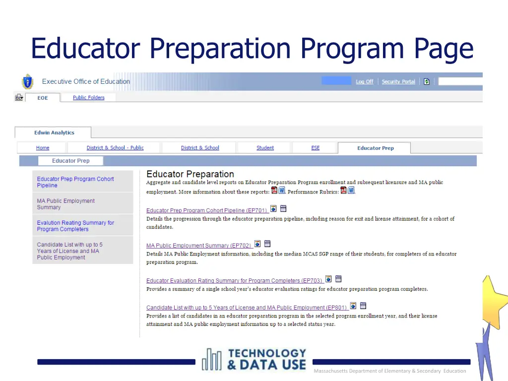 educator preparation program page